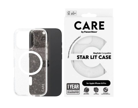 CARE CARE by PanzerGlass Flagship Case Urban Combat Star Lit w. White MagSafe iPhone 16 Pro | CARE