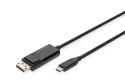 Digitus DIGITUS USB Type-C DisplayPort Bi-Directional Adapter Cable, 2 m | Digitus