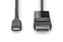 Digitus DIGITUS USB Type-C DisplayPort Bi-Directional Adapter Cable, 2 m | Digitus