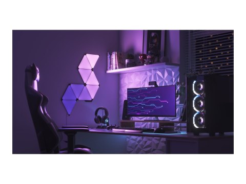 Nanoleaf Nanoleaf|Shapes Black Triangles Starter Kit (9 panels)|42 W|WiFi