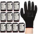 Rękawice Robocze MERCATOR Tech Black+Black PU - 120 Par (8 - M)