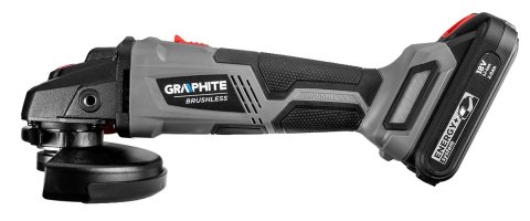 Szlifierka kątowa akumulatorowa bezszczotkowa Energy+ 18V, Li-Ion, tarcza 125mm, bez akumulatora