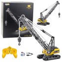 Dźwig Gąsienicowy Żuraw Zdalnie Sterowany RC Światła Dźwięk Huina 1:14