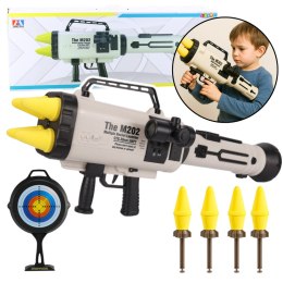 Ogromna Wyrzutnia Rakiet M202 Pociski Gąbkowe 68cm