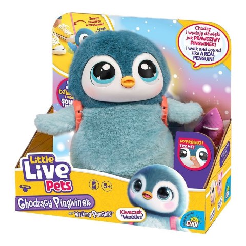 Maskotka interkatywna little live pets - chodzący pingwinek