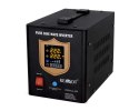 Zasilacz awaryjny KEMOT PROsinus-500 przetwornica z czystym przebiegiem sinusoidalnym i funkcją ładowania 12V 230V 500VA/300W - 