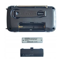 Radio alarmowe Midland ER100 z akumulatorem 2600mAh