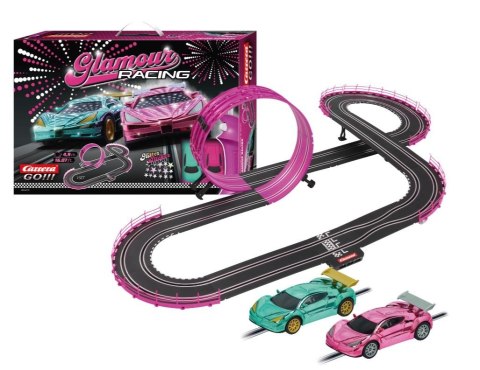 Tor samochodowy z pojazdami girls power racing 4,9m