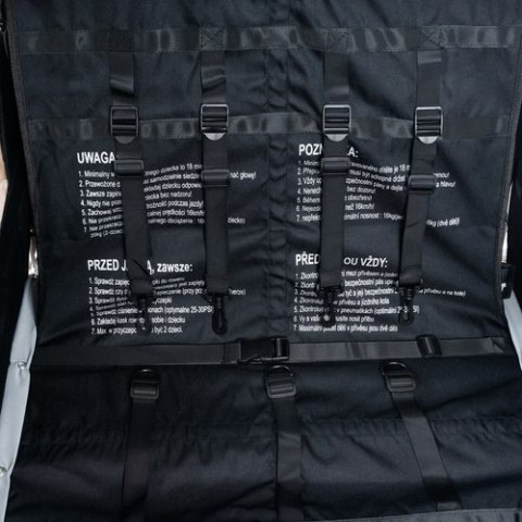 Przyczepka rowerowa amortyzowana 3w1 Kruzzel 25372