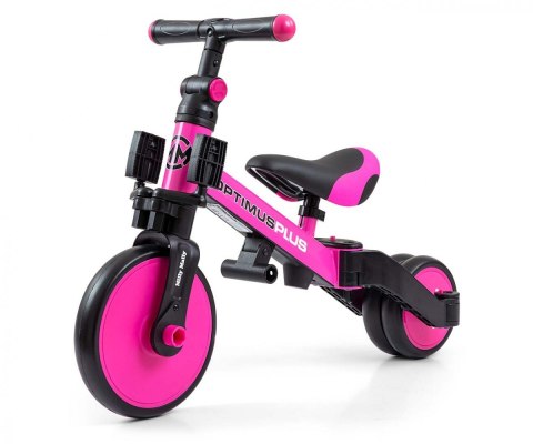 Rowerek ride on - bike 4w1 optimus plus pink