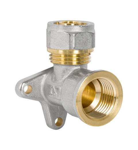 DIAMOND KOLANO PEX-AL-PEX CHROM Z ŁAPKAMI-1/2*20