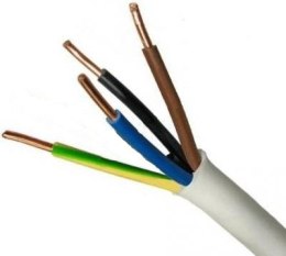 ELPAR PRZEWÓD YDY 4X2,5 ŻO BIAŁY 450/750V