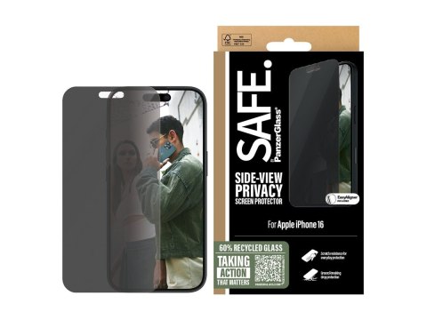 PanzerGlass SAFE by PanzerGlass Privacy Screen Protector iPhone 16 | Ultra-Wide Fit