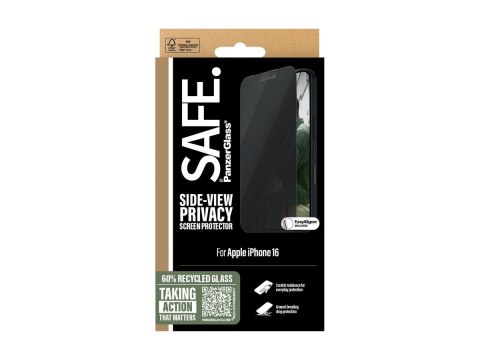 PanzerGlass SAFE by PanzerGlass Privacy Screen Protector iPhone 16 | Ultra-Wide Fit