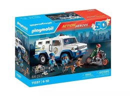 Zestaw z figurkami action heroes 71597 transporter pieniędzy