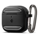 Etui na słuchawki AirPods 4 Rugged Armor- czarne