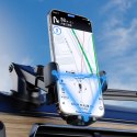 Uchwyt samochodowy na smartfona F2N na kratkę nawiewu 360 stopni - czarny