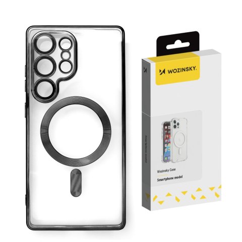 Etui case na Samsung Galaxy S24 FE Electroplated Magsafe - czarne