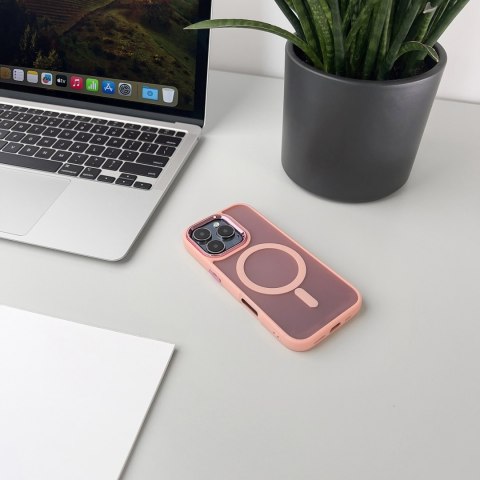 Etui na Samsung Galaxy S24 FE Fashion Case z MagSafe - różowe