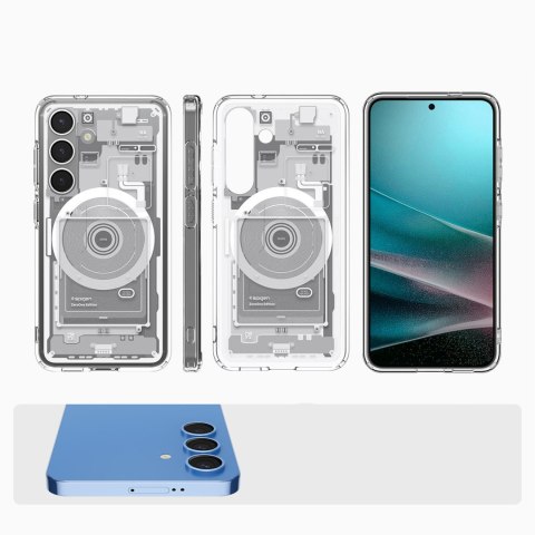 Etui na Samsung Galaxy S25 Zero One Ultra Hybrid Mag - białe