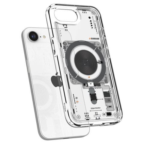 Etui case na iPhone 16e Neo One Ultra Hybrid MagSafe - przezroczyste