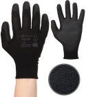 Rękawice Robocze MERCATOR Tech Black+Black PU - 12 Par (10 - XL)
