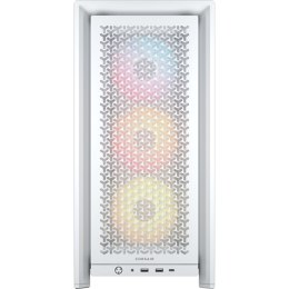 Corsair Corsair PC Case | Frame 4000D RS ARGB Modular | White | Mid-Tower | Power supply included No