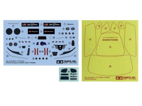 Model plastikowy toyota gr supra custom 1/24