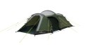 Outwell Outwell Earth 3 Plus Two room Tunnet Tent for 3 persons, Green, Grey | Outwell