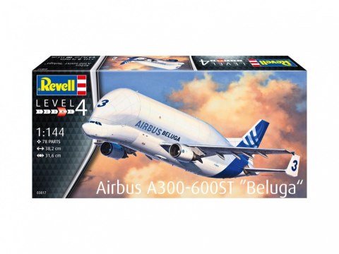 Model plastikowy samolot airbus a300-600st beluga 1/144
