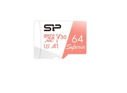 Silicon Power SILICON POWER Micro SDXC 64GB, W/A, V30, A1, TF_SDXC UHS-I V3 | Silicon Power