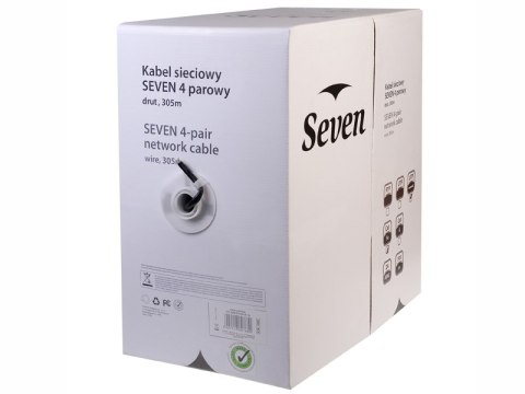 Kabel sieciowy SEVEN UTP cat.5 Solid Outodoor/Gel 305m