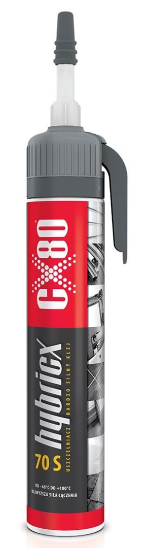 CX-80 KLEJ HYBRYDOWY HYBRICX 70S 210G BIAŁY BARDZO MOCNY