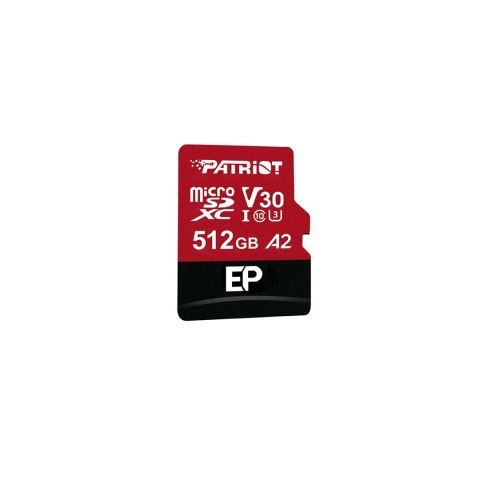 Patriot EP Pro A2 Micro SDXC 512GB 90/80 MB/s V30 U3 Class10