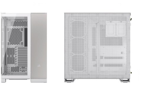 Corsair 6500X Tempered Glass Mid-Tower White/Gray