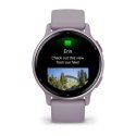 Zegarek sportowy Garmin Vivoactive 5 AMOLED 42mm Fioletowy