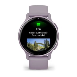 Zegarek sportowy Garmin Vivoactive 5 AMOLED 42mm Fioletowy