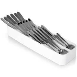 Wkład na Sztućce do Szuflady VILDE Biały 5 Przegród 39 x 11,5 cm