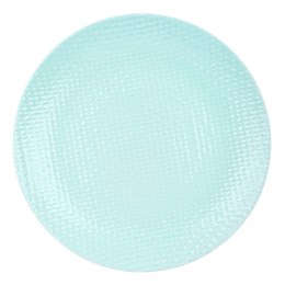 Talerz Deserowy Ceramiczny Zielony RELIEF 21 cm ORION Pastelowy
