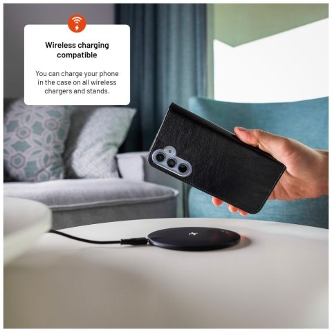 Fixed Fixed Opus | Book Case | Xiaomi | 15 | Leather | Black