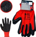 Rękawice Robocze MERCATOR Tech Red+Black Latex - 1 Para (8 - M)