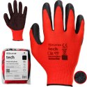 Rękawice Robocze MERCATOR Tech Red+Black Latex - 12 Par (8 - M)