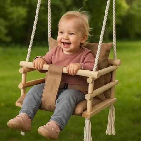 Huśtawka beżowa NEW H26685