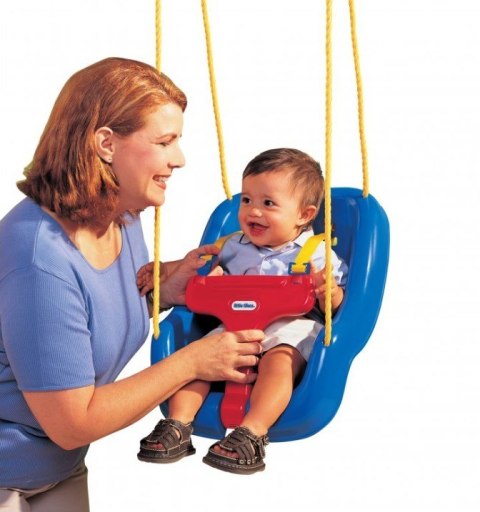 Huśtawka głęboka 2w1 niebieska