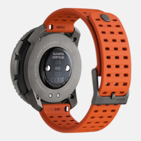 Zegarek sportowy Suunto Vertical Titanium Solar Canyon 49mm Czarny