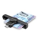 AXAGON AXAGON Foldable pocket USB-C contact Smart/ID card reader | CRE-SMPC