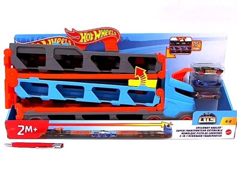 HW City Mega długi transporter 2w1+autka GVG37 /2