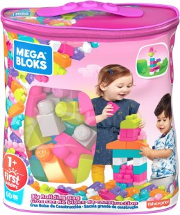 MEGA BLOKS klocki 60el torba niebieska DCH55 /6