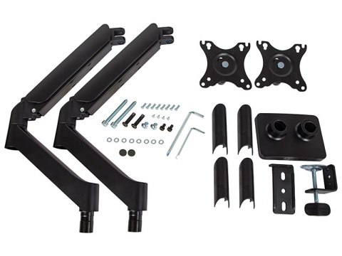 76-880# Uchwyt tv lcd hq 17"-32" do biurka z przegubem podwójny