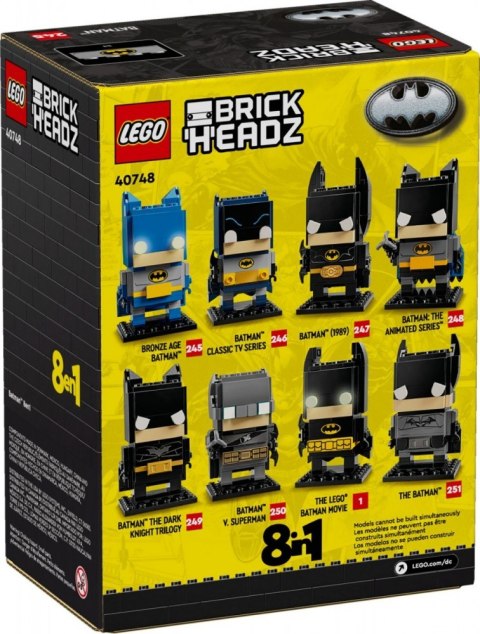 Klocki brickheadz 40748 batman 8 w 1